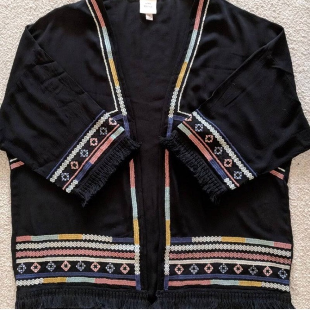 Knox Rose from TARGET Kimono with fringe